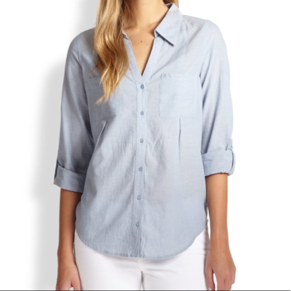 Joie Cartel Chambray Blouse